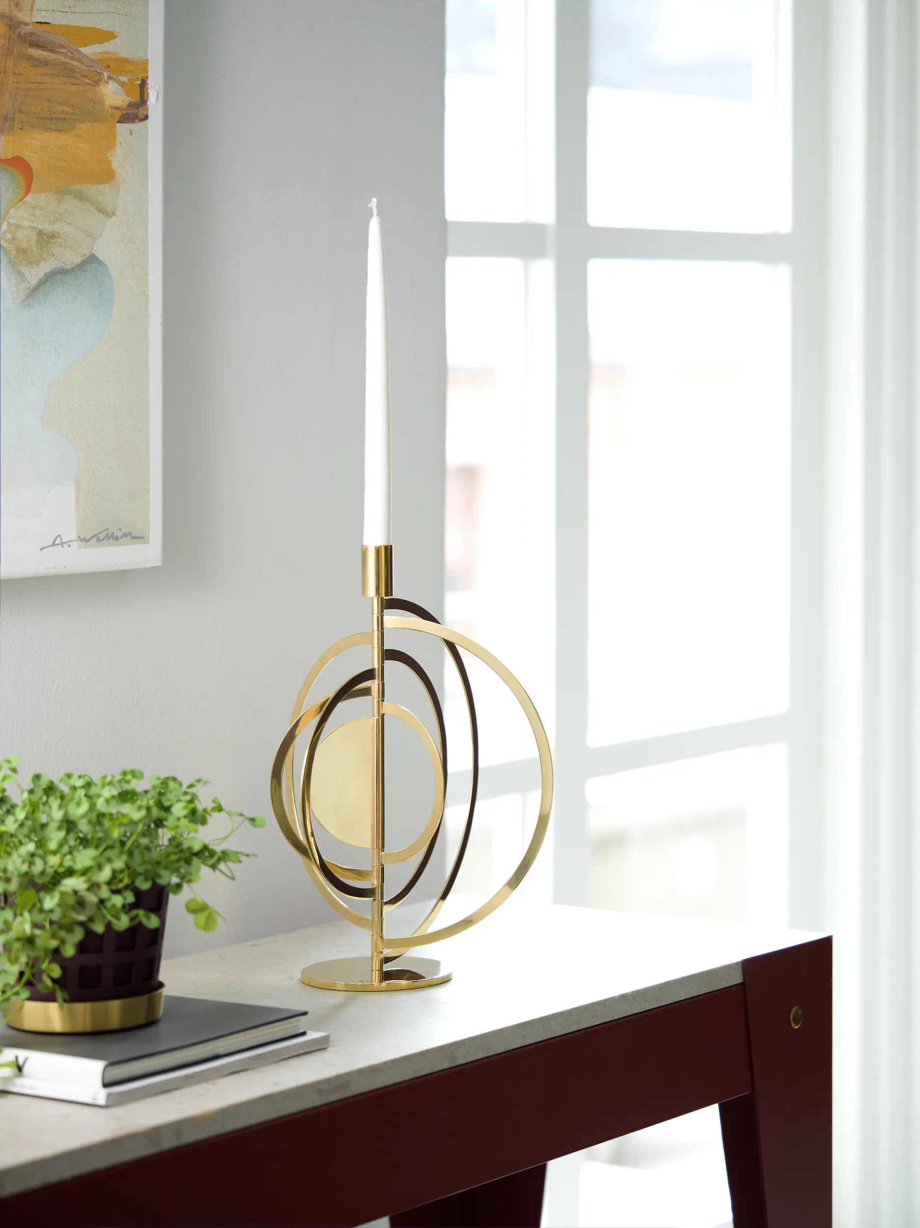 Cirkus kandelaar messing, Small KLONG