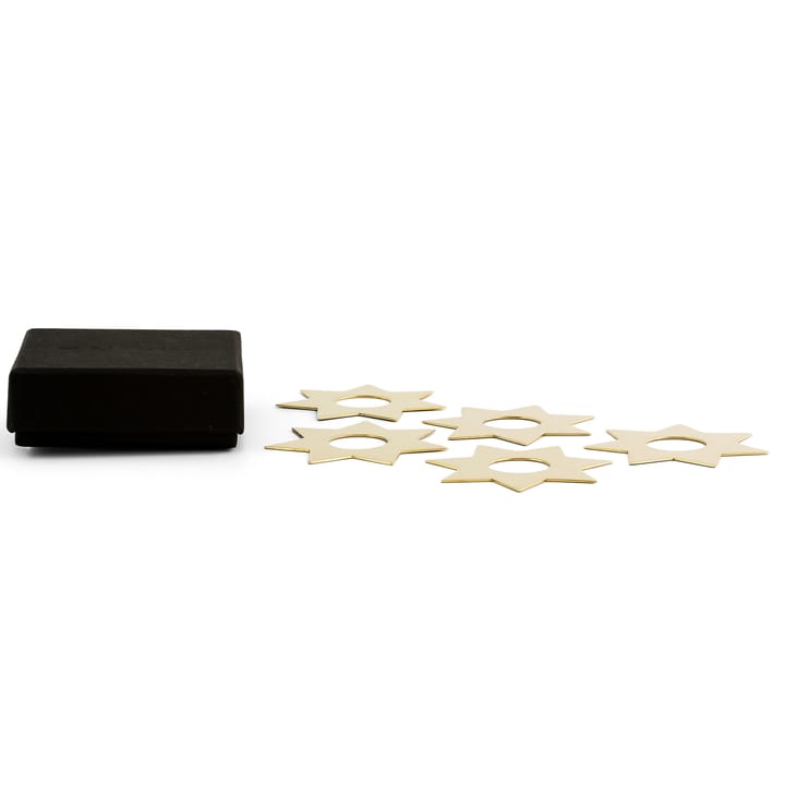 Constella kaarsenring sterren 5-pack, Messing KLONG