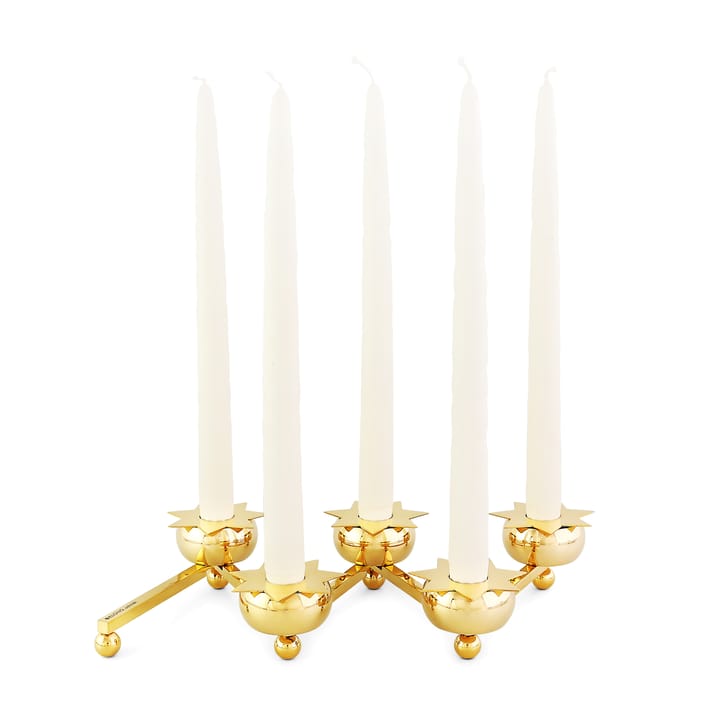 Constella kaarsenring sterren 5-pack, Messing KLONG