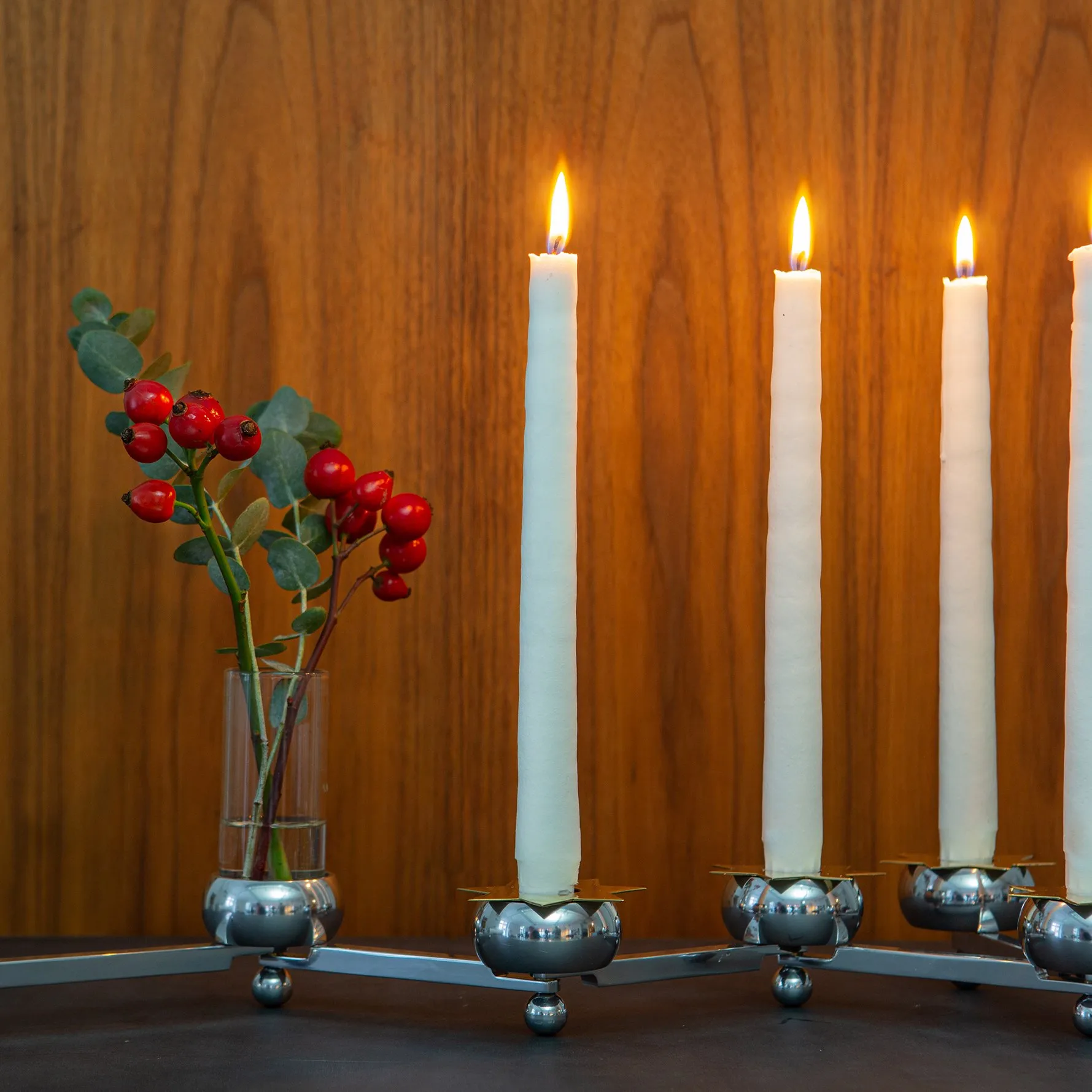 Constella kandelaar klein, aluminium KLONG