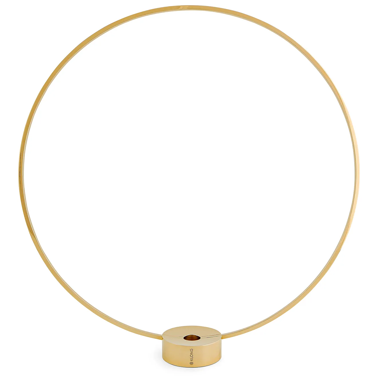 Gloria kandelaar - groot, messing KLONG