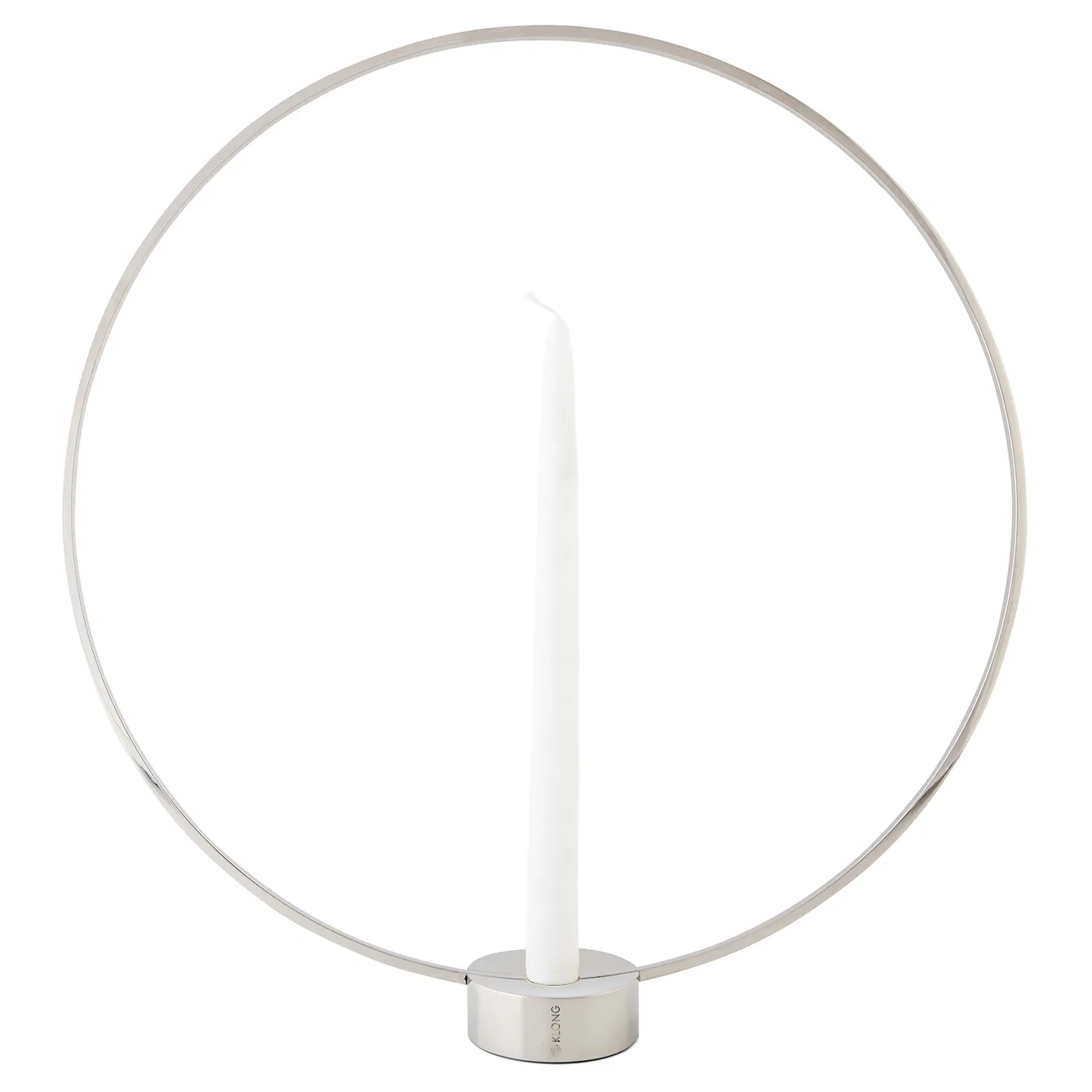 Gloria kandelaar - groot, nikkel KLONG