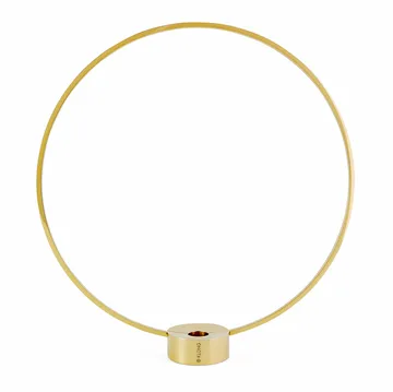 Gloria kandelaar - klein - messing - KLONG