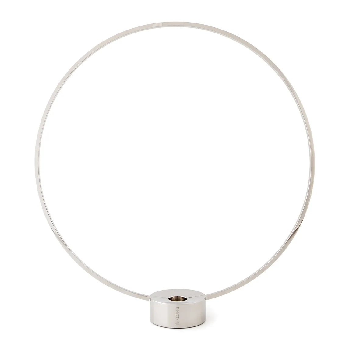 Gloria kandelaar - klein, nikkel KLONG