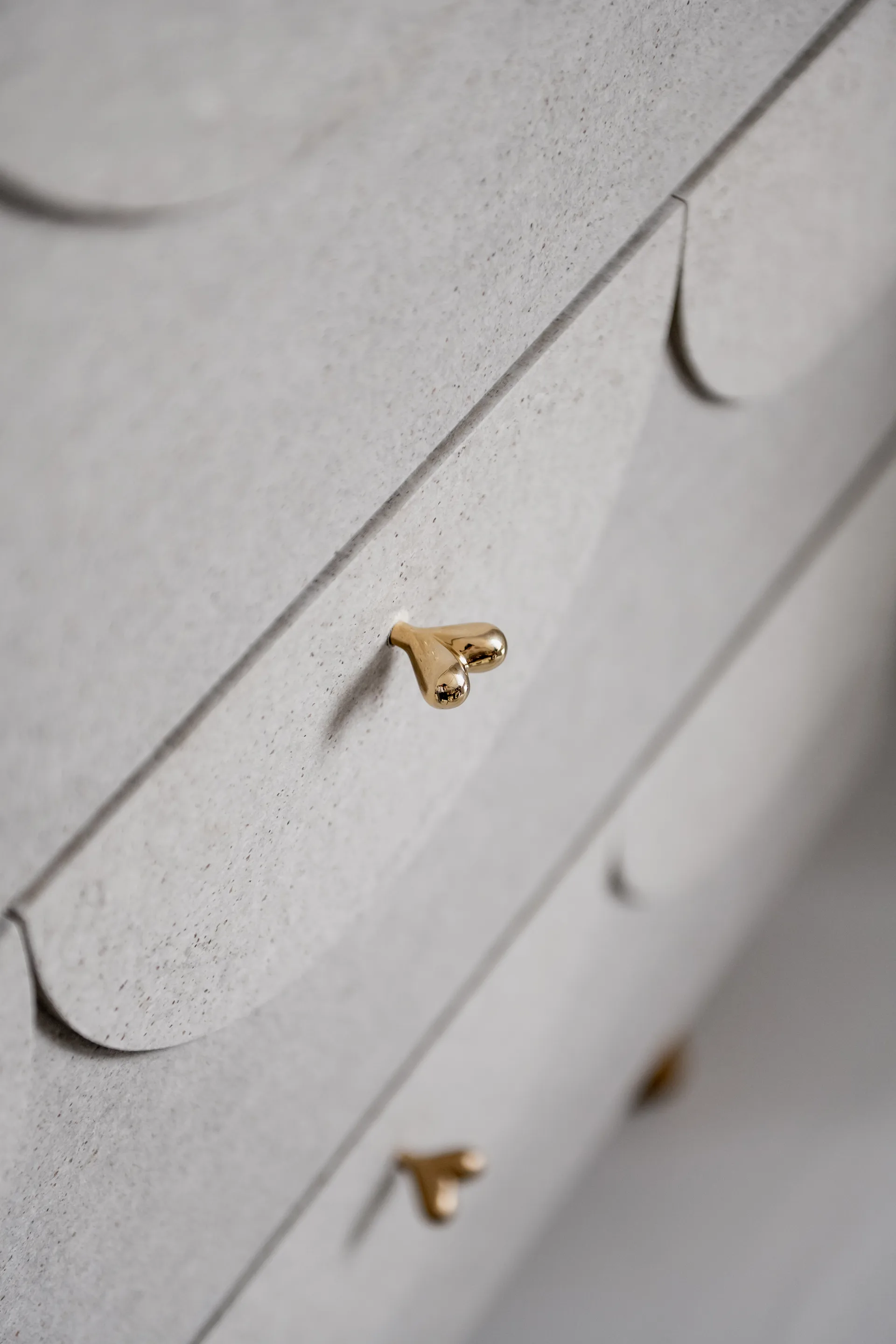 Hart knop 4-pack, Koper KLONG