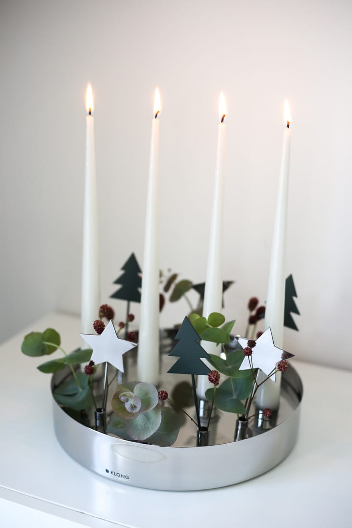 Jubel adventskandelaar, Silver KLONG