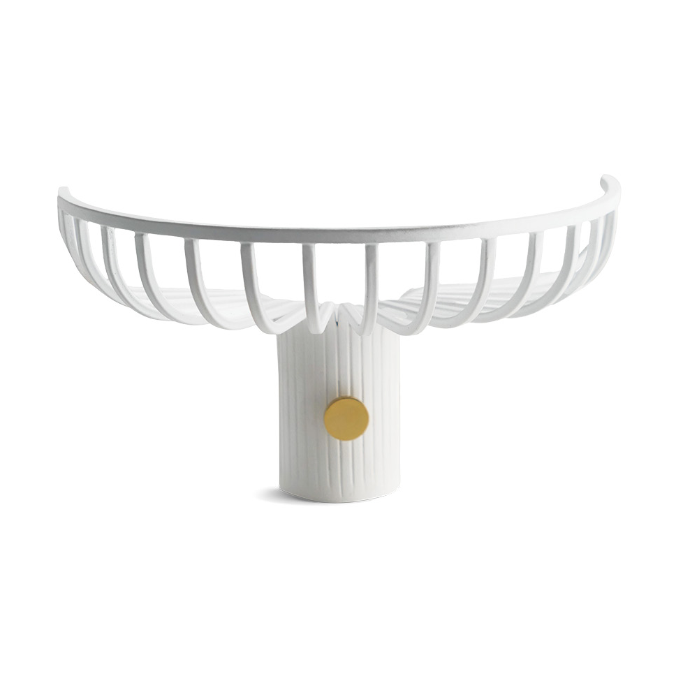 KLONG Lunett objects kapstok met haak Wit | Scandinavisch Interieur | Garderobehaken & hoedenplanken | Wit