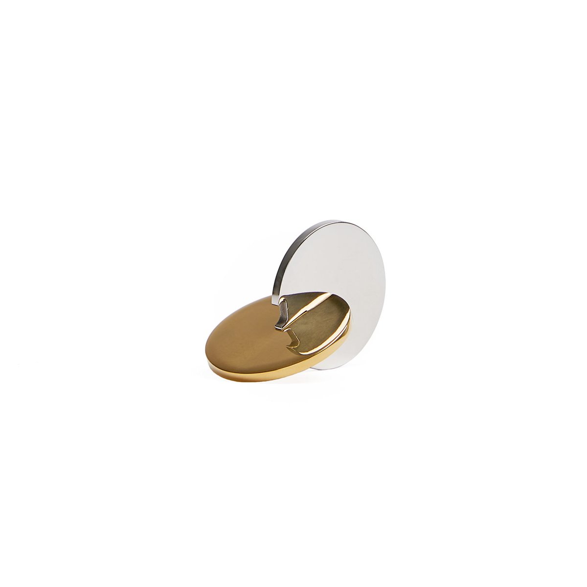 KLONG Otto flesopener messing | Scandinavisch Interieur | Zilverkleurig