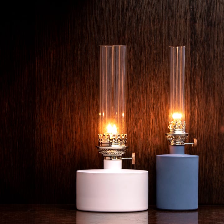 Patina olielamp - klein, blauw KLONG