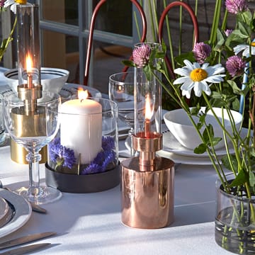Patina olielamp - klein - koper - KLONG
