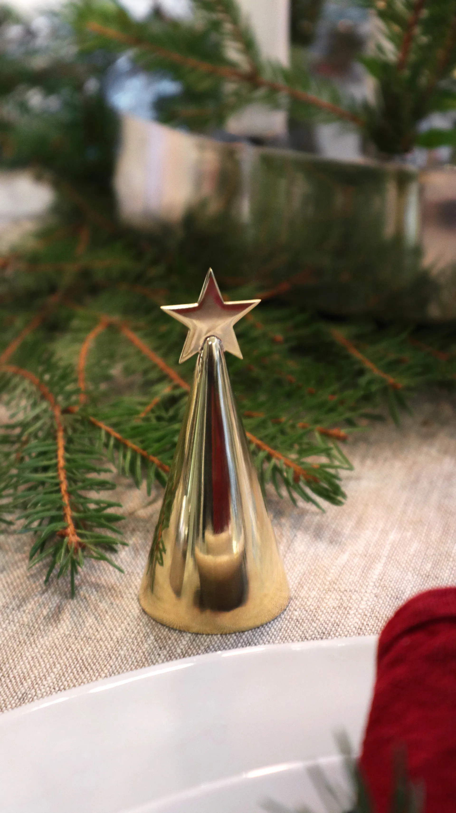 Soprano kandelaar, Wit-messing KLONG