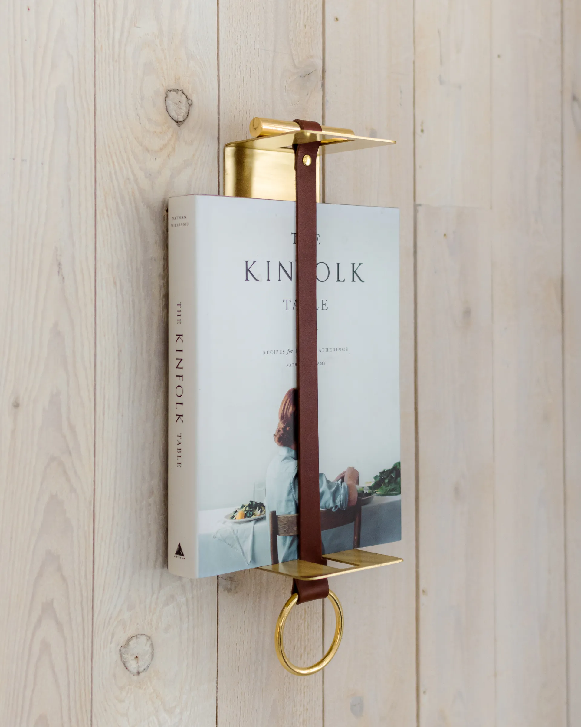 Strapp wandplank 10x33 cm, Brass KLONG