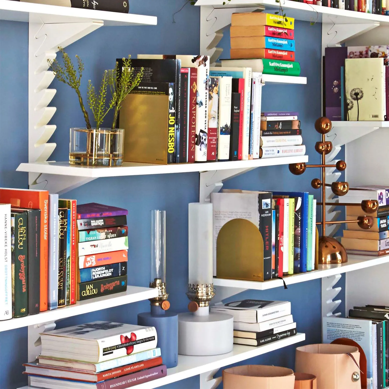 Totem boekensteun 17 cm, Messing KLONG