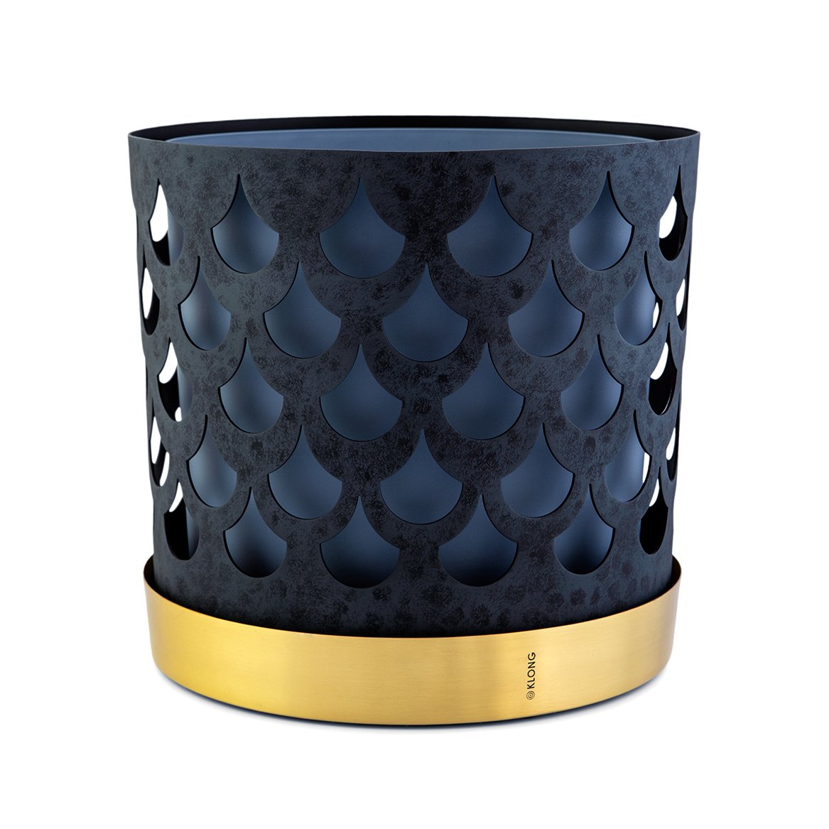 KLONG Trio bloempot drop, groot o28 cm Blauw | Scandinavisch Interieur | Bloempotten | Blauw