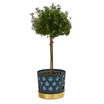 Trio bloempot drop, groot Ø28 cm - Blauw - KLONG
