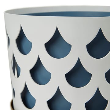 Trio bloempot drop, groot Ø28 cm - Wit - KLONG
