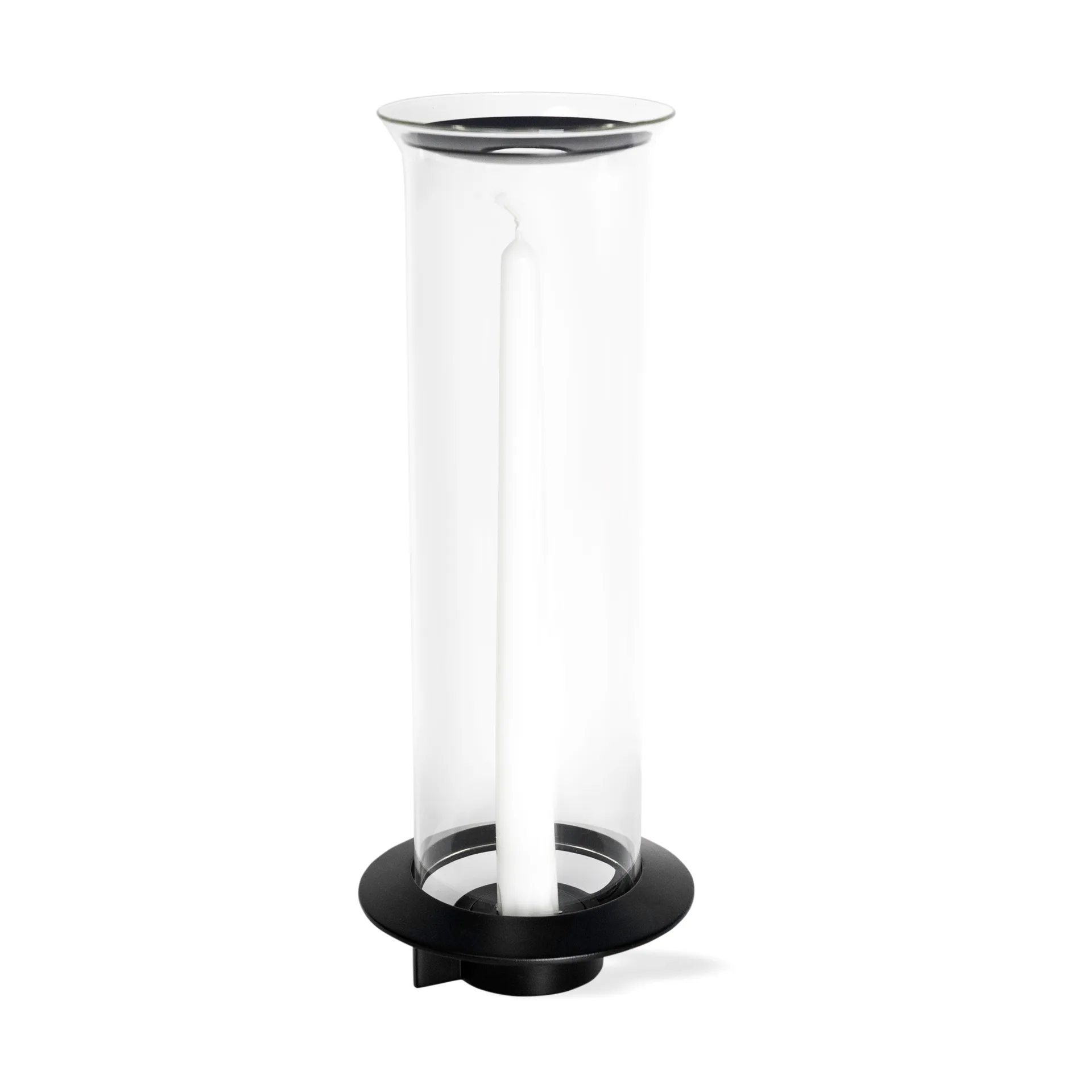 Vuurtoren kaarsenhouder, Zwart KLONG