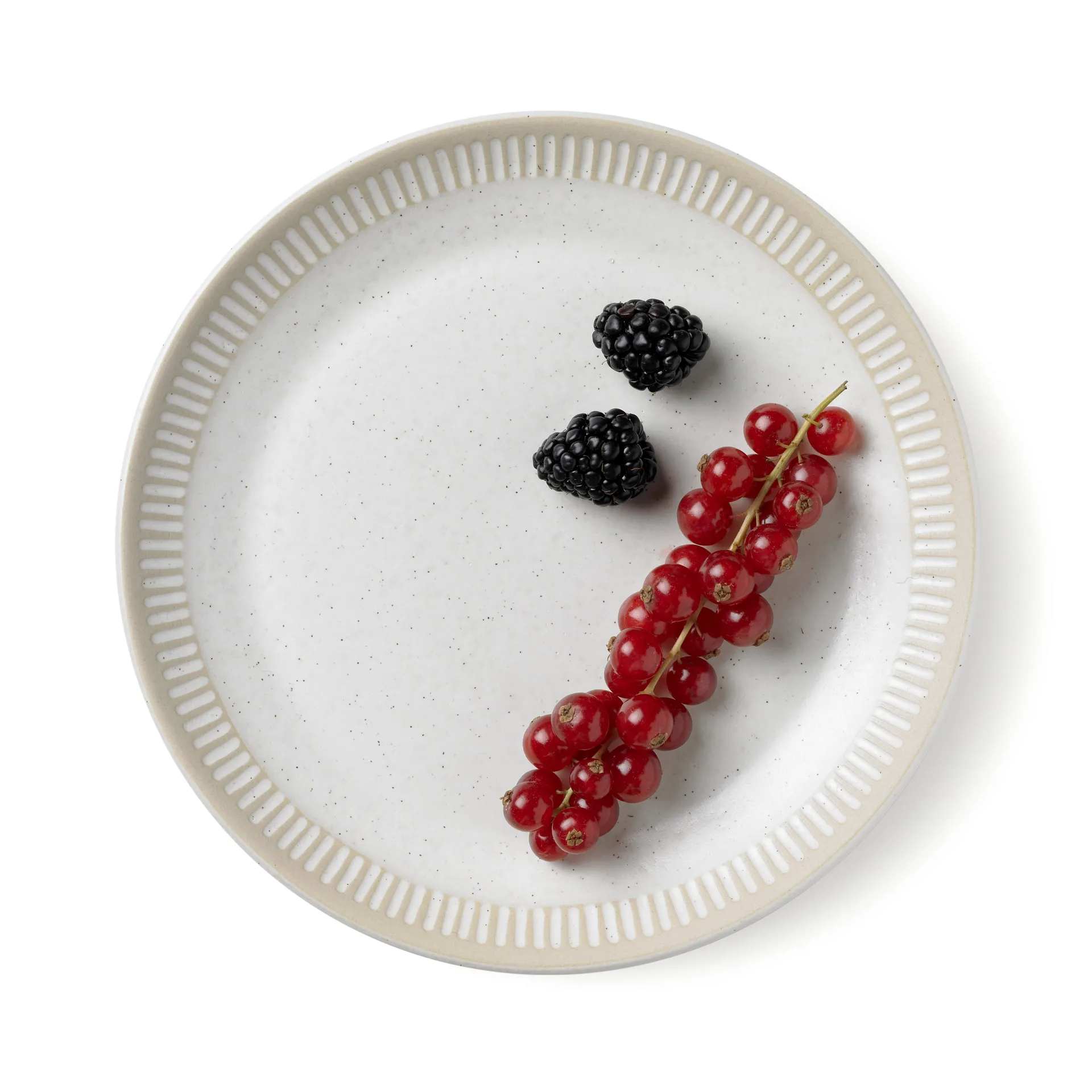 Colorit bord Ø19 cm, Zand Knabstrup Keramik