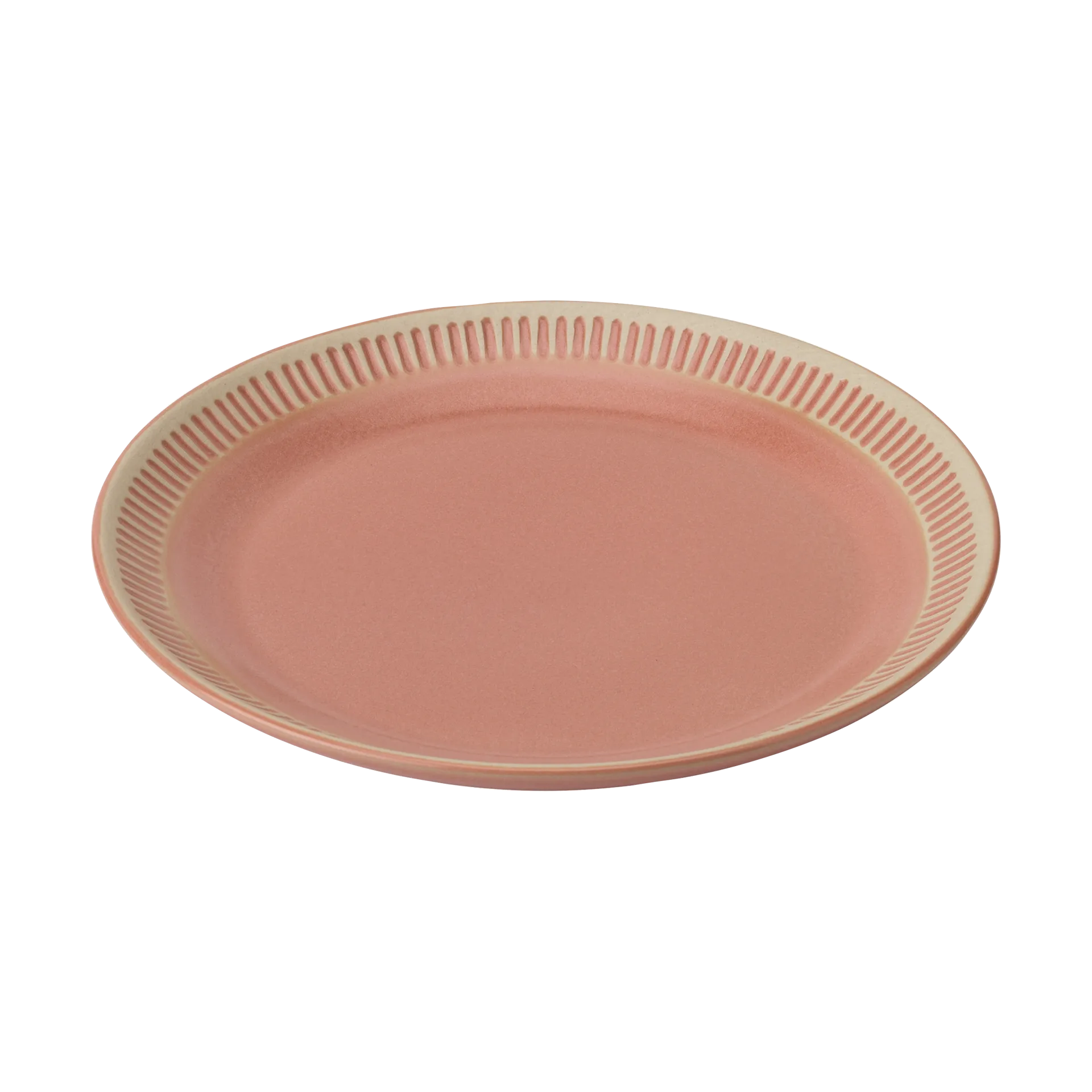 Colorit borden Ø22 cm, Coral Knabstrup Keramik
