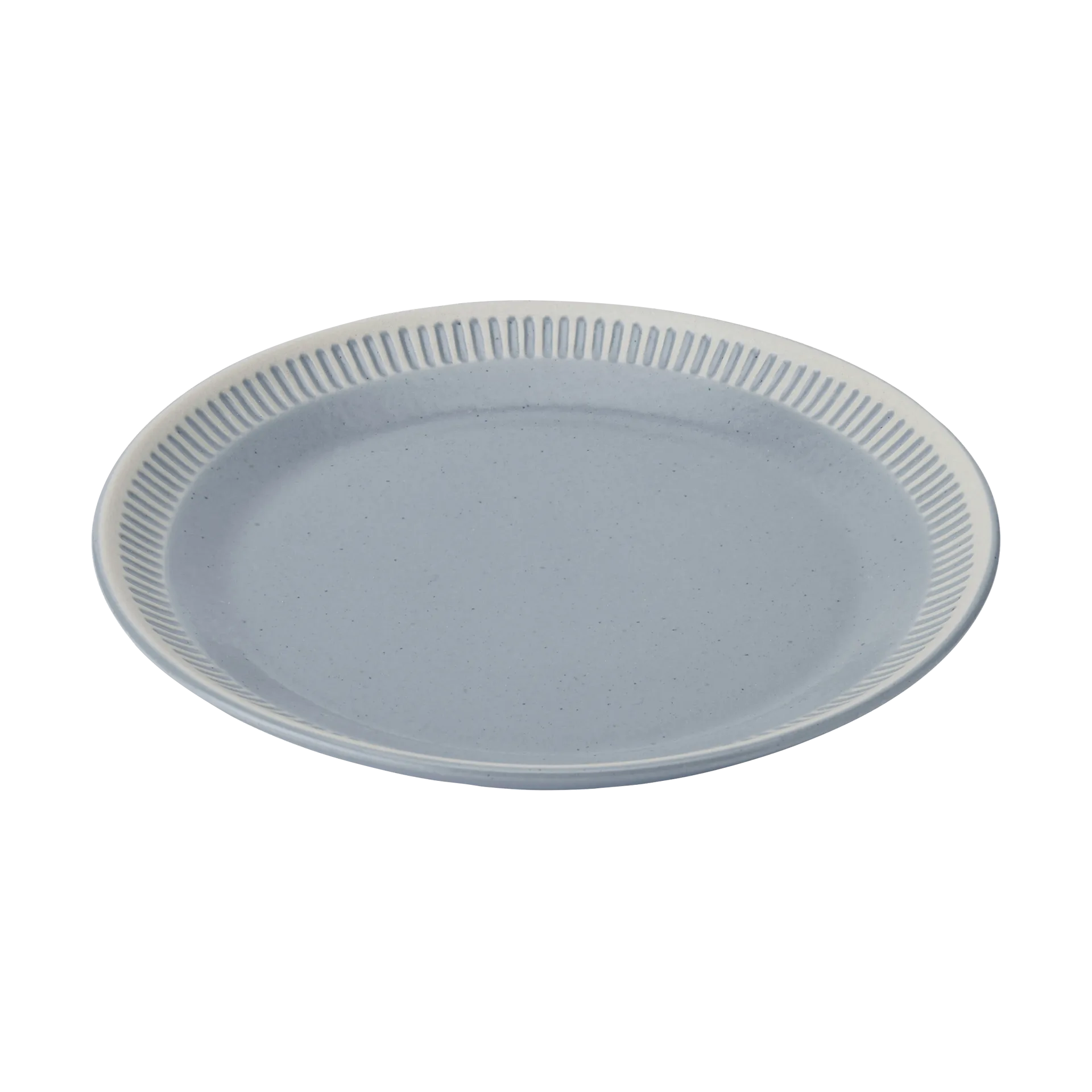 Colorit borden Ø22 cm, Mörkgrå Knabstrup Keramik