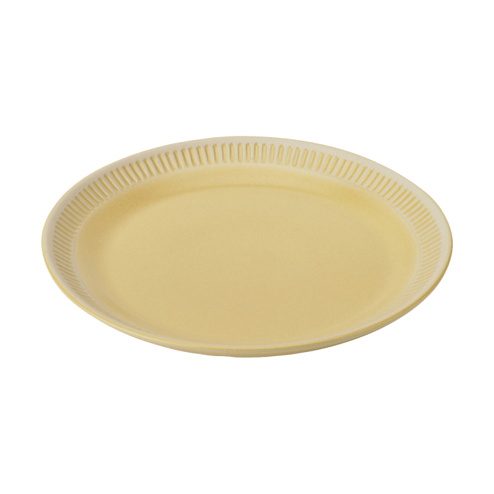 Colorit borden Ø22 cm - Yellow - Knabstrup Keramik