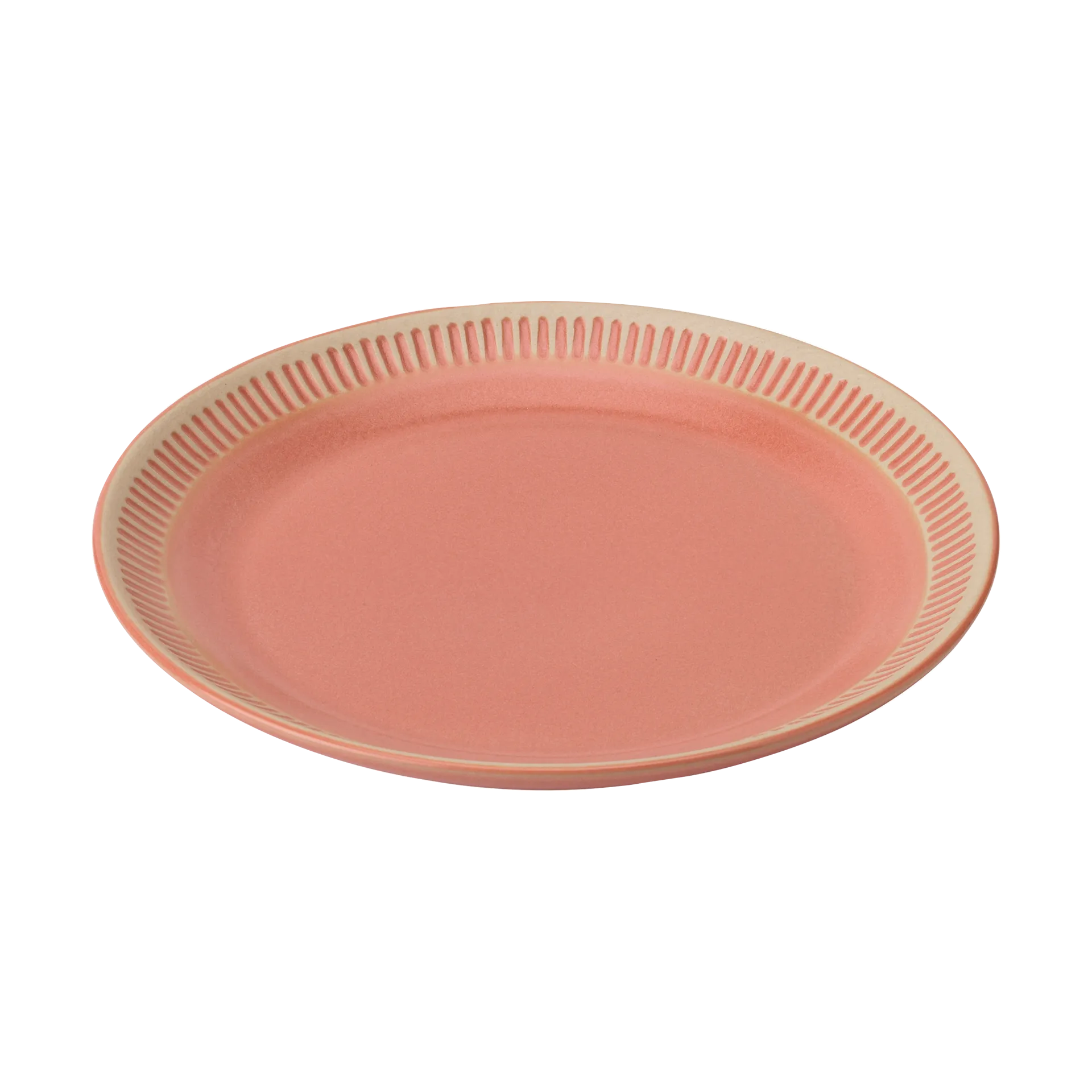 Colorit borden Ø27 cm, Coral Knabstrup Keramik