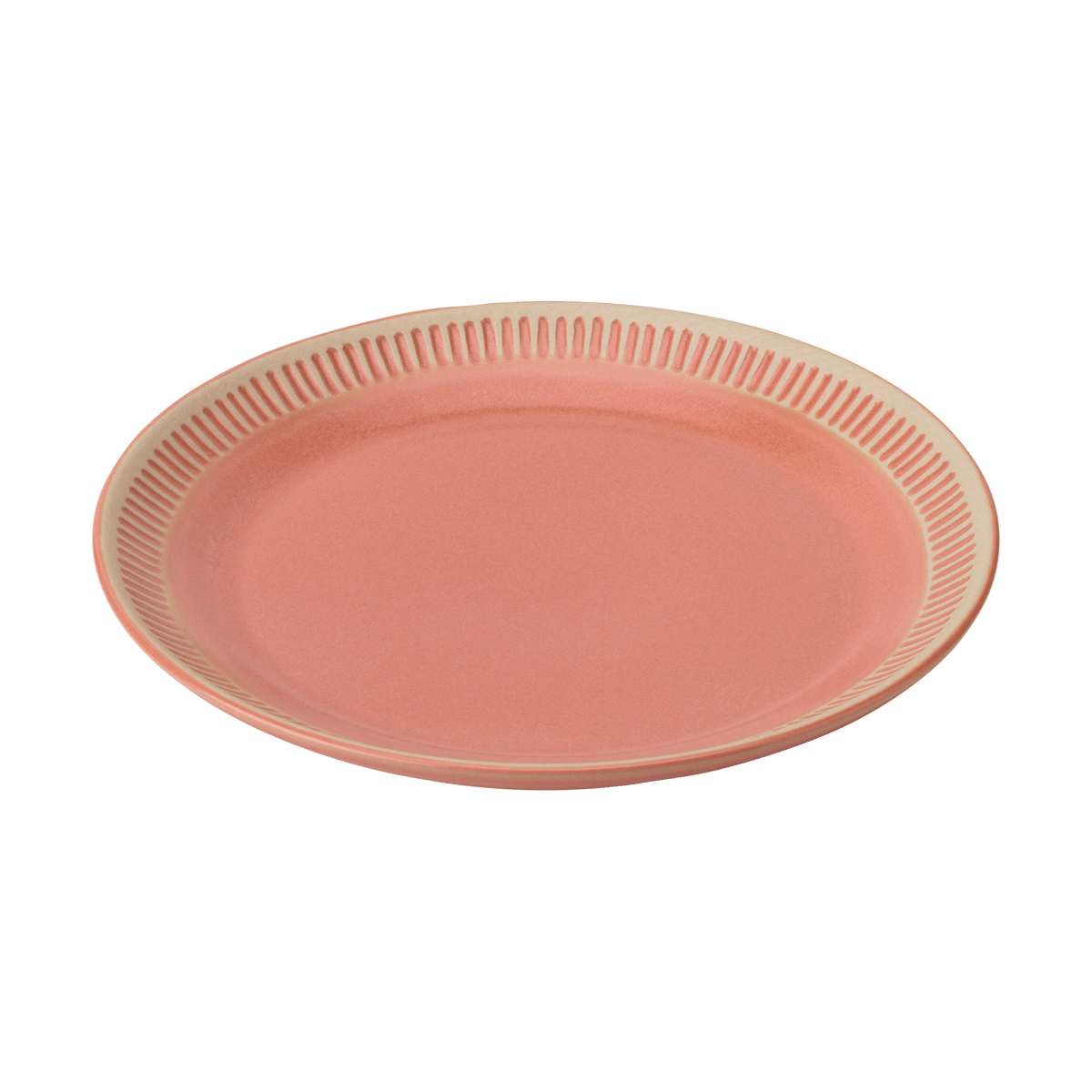 Knabstrup Keramik Colorit borden o27 cm Coral | Scandinavisch Interieur | Dinerborden | Roze