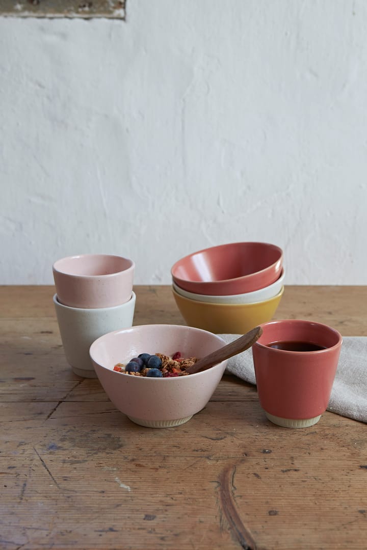 Colorit kom Ø14 cm, Roze Knabstrup Keramik