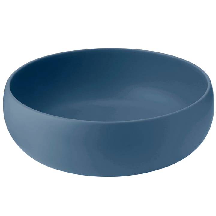 Earth schaal 30 cm - Blauw - Knabstrup Keramik