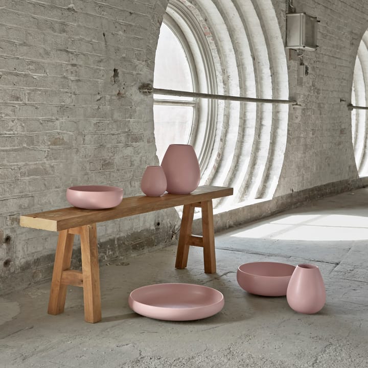 Earth schaal 30 cm, Roze Knabstrup Keramik