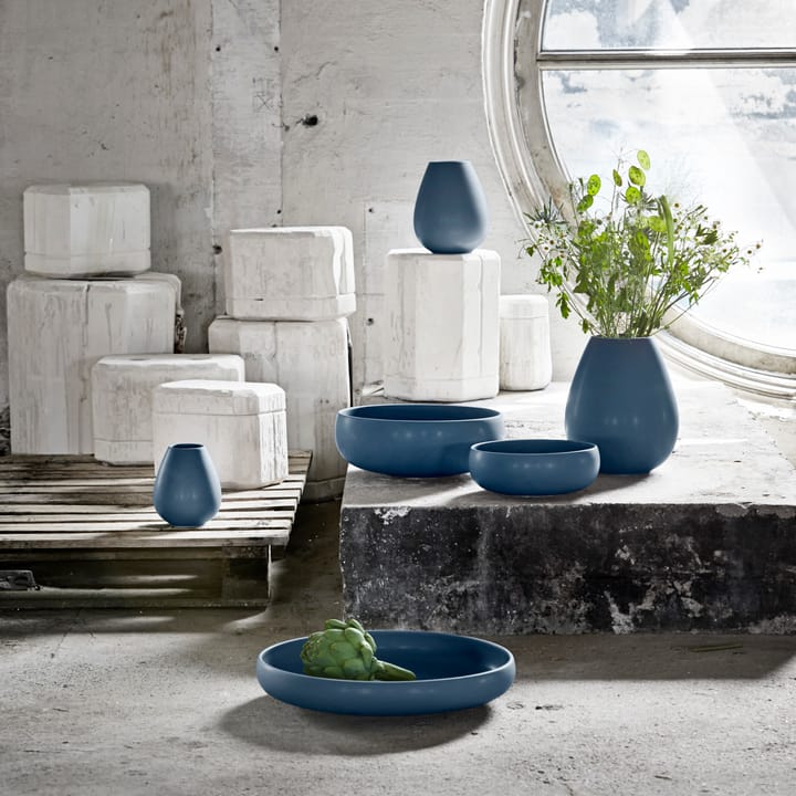 Earth schotel 38 cm, Blauw Knabstrup Keramik
