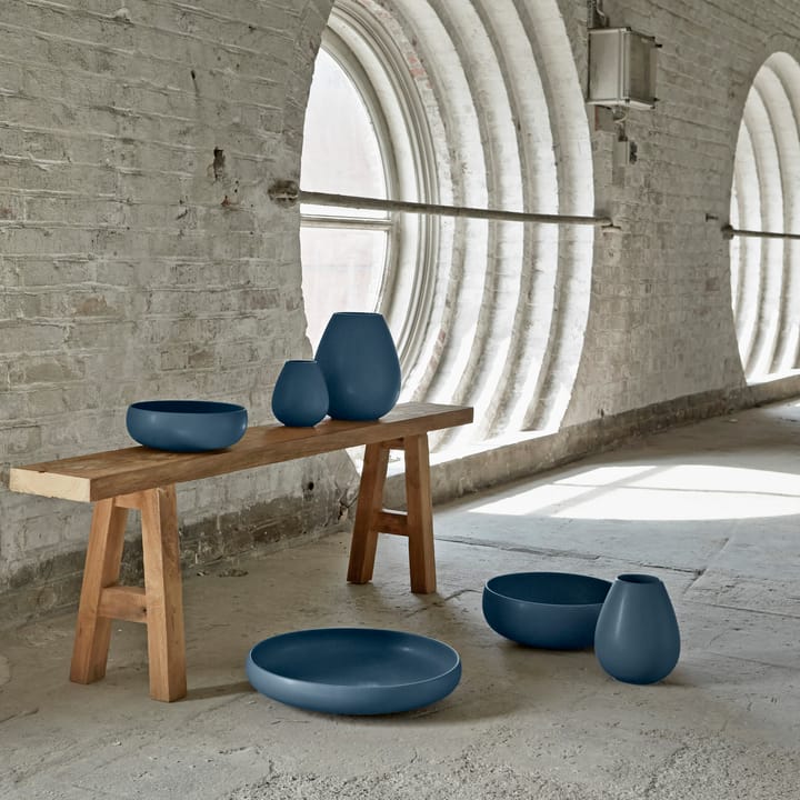 Earth schotel 38 cm, Blauw Knabstrup Keramik