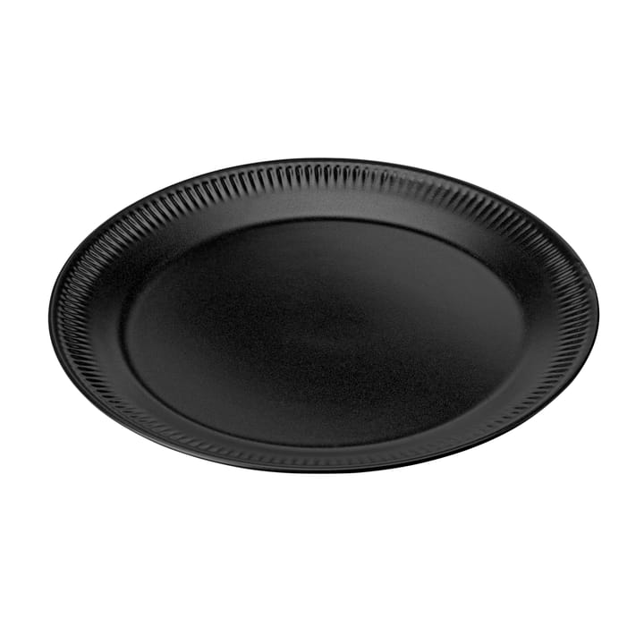 Knabstrup bord zwart - 22 cm - Knabstrup Keramik