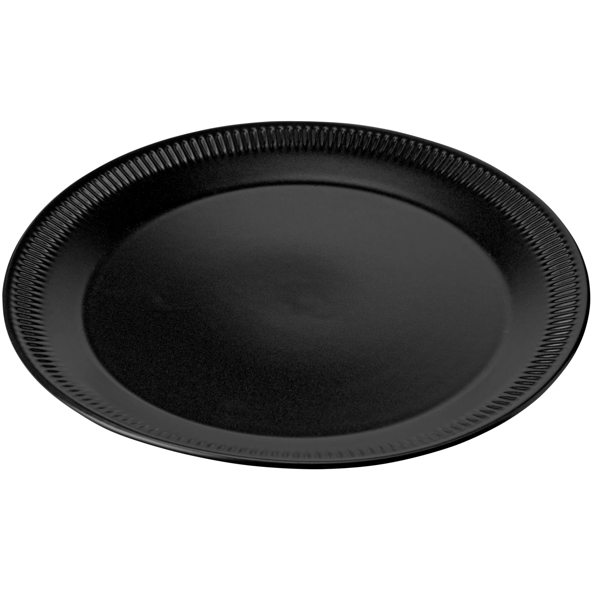 Knabstrup bord zwart, 27 cm Knabstrup Keramik