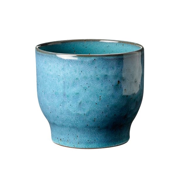 Knabstrup buitenbloempot Ø12,5 cm - Dusty blue - Knabstrup Keramik