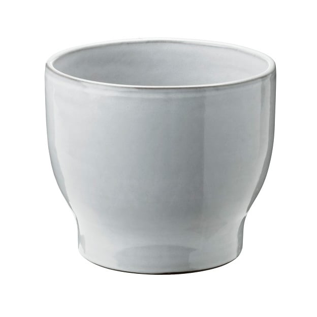 Knabstrup Keramik Knabstrup buitenbloempot o14,5 cm Wit