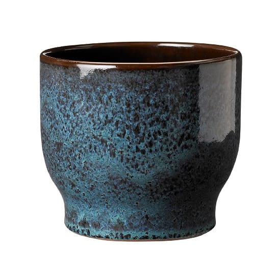 Knabstrup buitenbloempot Ø14,5 cm - Zeegroen - Knabstrup Keramik