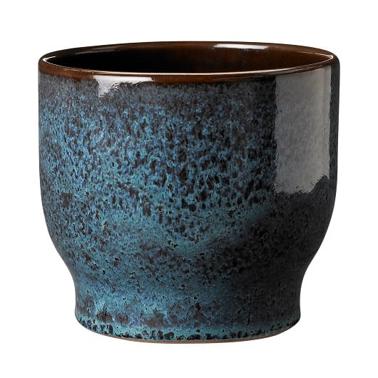 Knabstrup buitenbloempot Ø16,5 cm - Zeegroen - Knabstrup Keramik