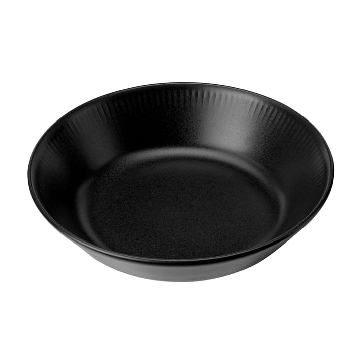 Knabstrup diep bord zwart - 18 cm - Knabstrup Keramik