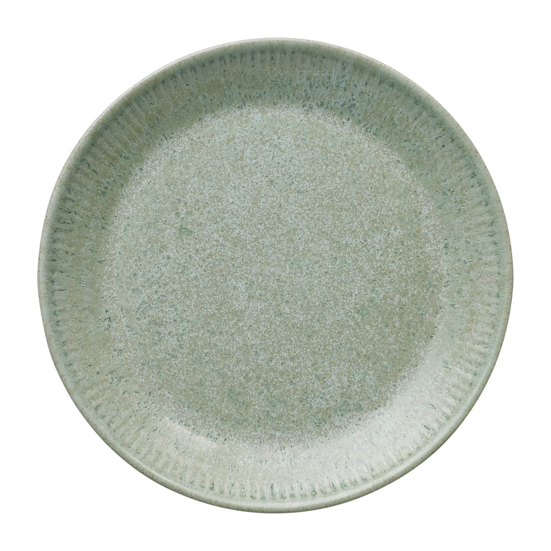 Knabstrup dinerbord olijfgroen, 19 cm Knabstrup Keramik