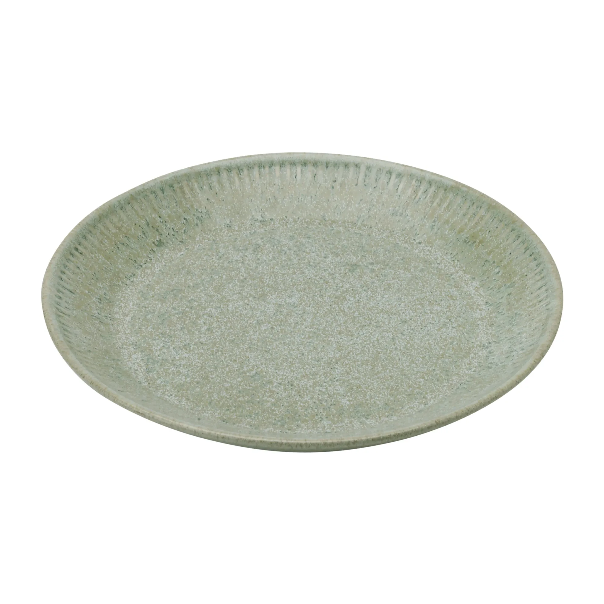 Knabstrup dinerbord olijfgroen, 19 cm Knabstrup Keramik