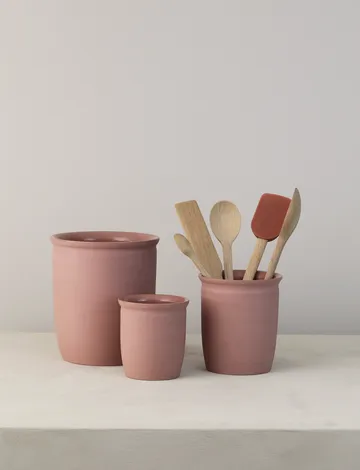 Knabstrup inmaakpot - Dark rose, 2 L - Knabstrup Keramik