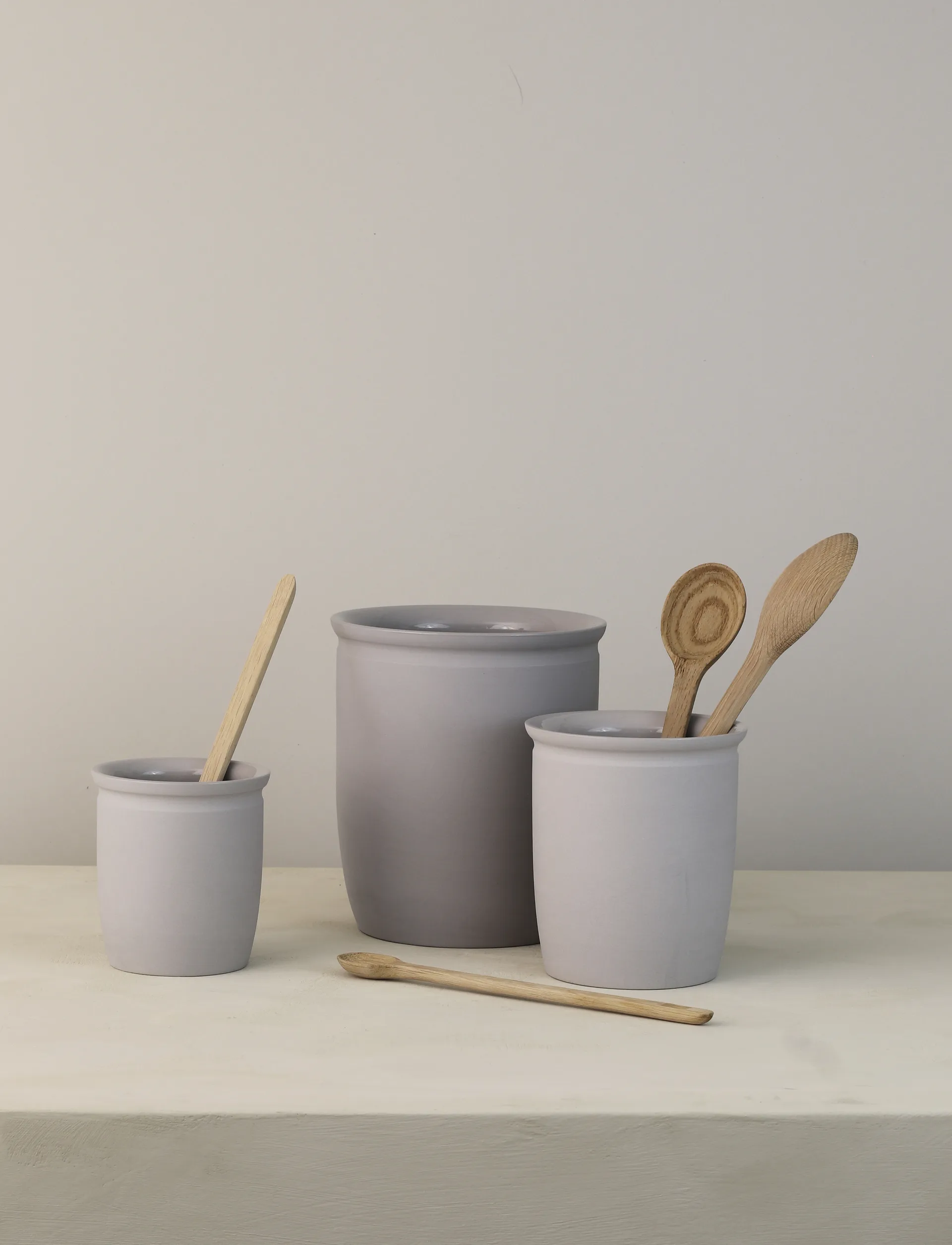 Knabstrup inmaakpot, Grey, 1 L Knabstrup Keramik