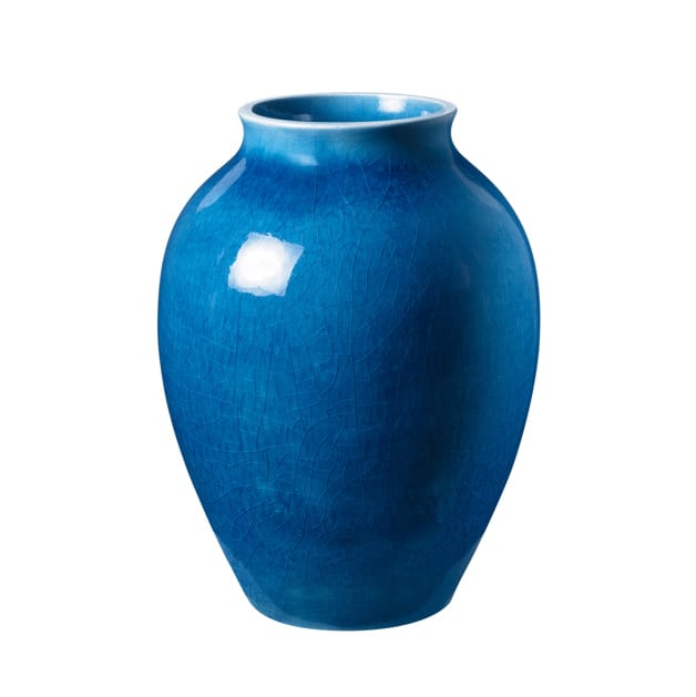 Knabstrup vaas 12,5 cm - donkerblauw - Knabstrup Keramik