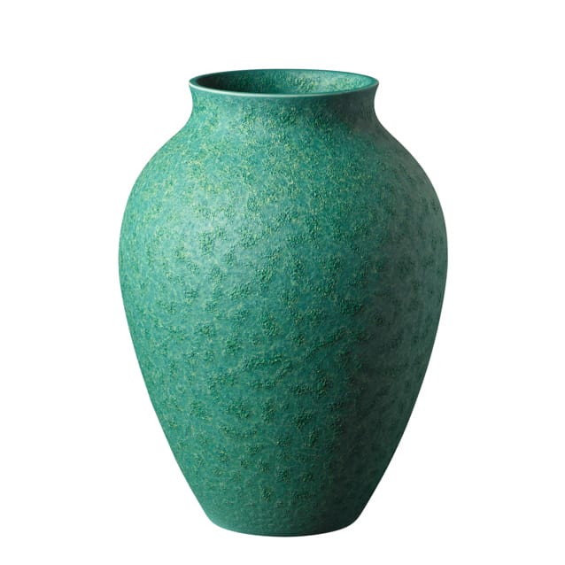 Knabstrup vaas 20 cm - groen - Knabstrup Keramik