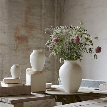 Knabstrup vaas 20 cm - wit - Knabstrup Keramik