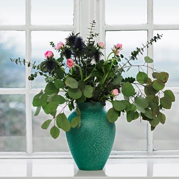 Knabstrup vaas 27 cm - groen - Knabstrup Keramik