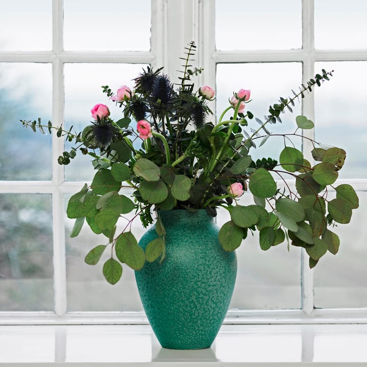 Knabstrup vaas 27 cm, groen Knabstrup Keramik