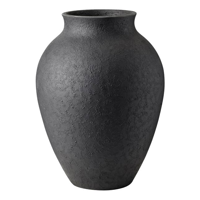 Knabstrup vaas 27 cm, Zwart Knabstrup Keramik