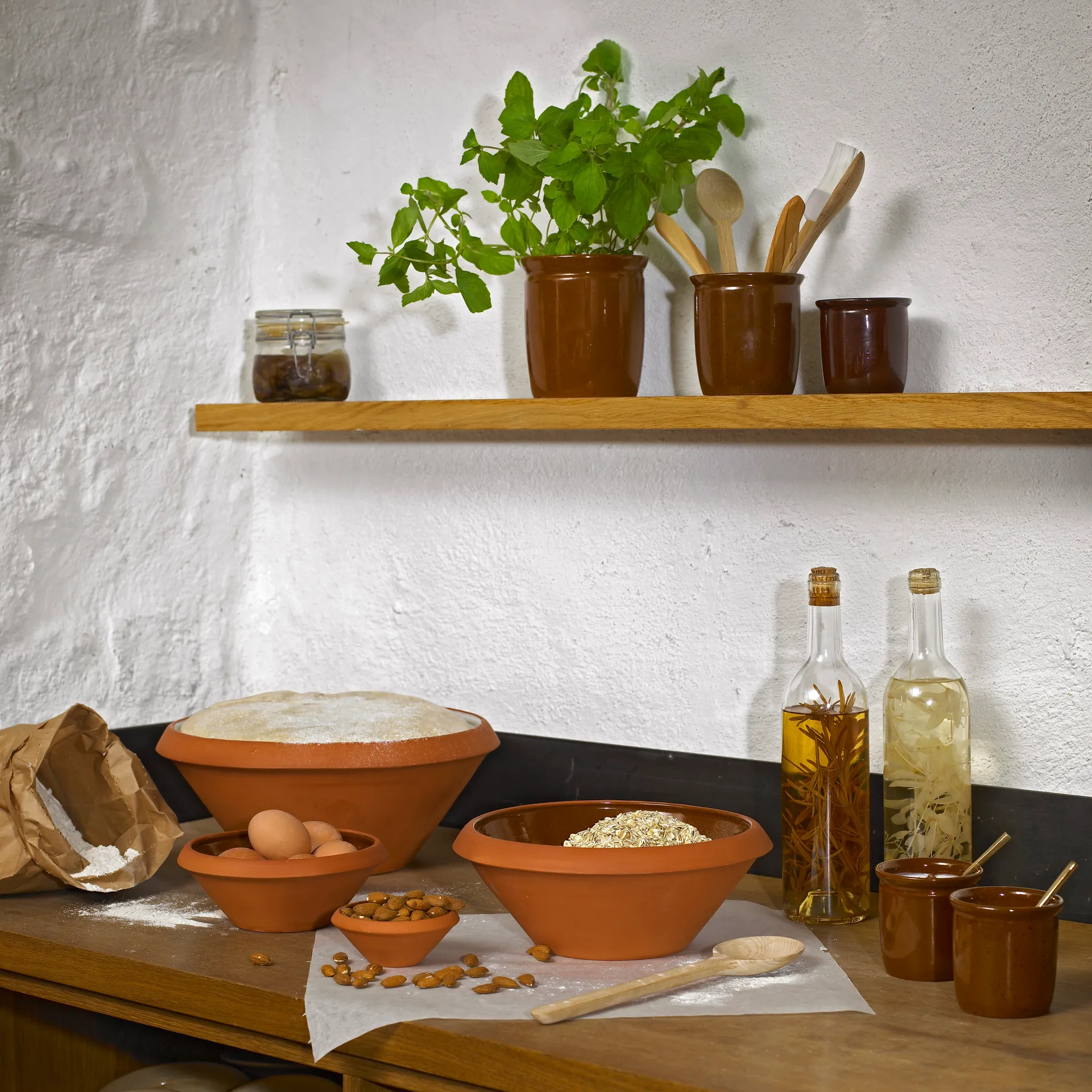 Pickle pot 1 l, bruin Knabstrup Keramik